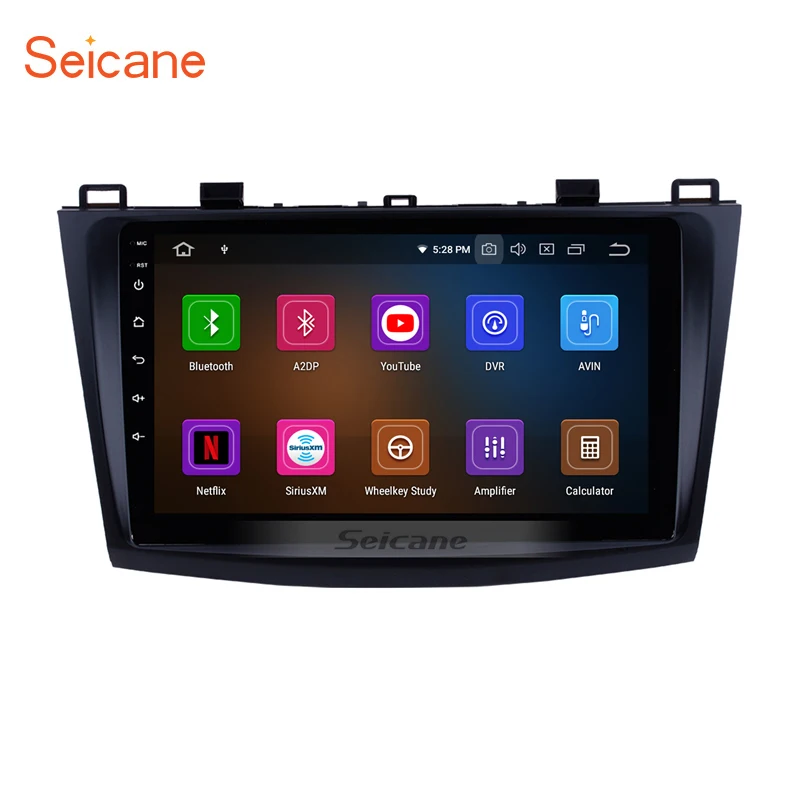 Seicane 9 дюймовый автомобильный мультимедийный плеер для 2009 2010 2011 2012 Mazda 3 Axela HD