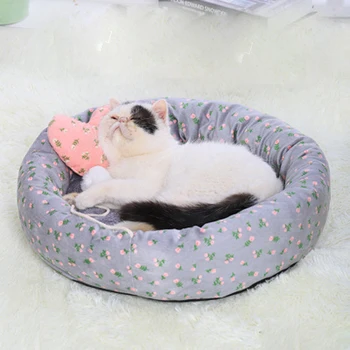 

Pet Dog Bed Fleece Warm Dog House Soft Sofa Material Nest Dog Baskets Fall Winter Puppy Cat Kennel For Cat Puppy Suppliest