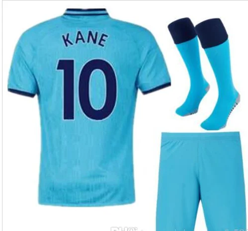 19 20 Tottenham Футбольная Футболка ERIKSEN DAVIES ROSE VERTONGHEN SON KANE DELE NDOMBELE комплект для взрослых+ носки футболка Tottenham - Цвет: shirt