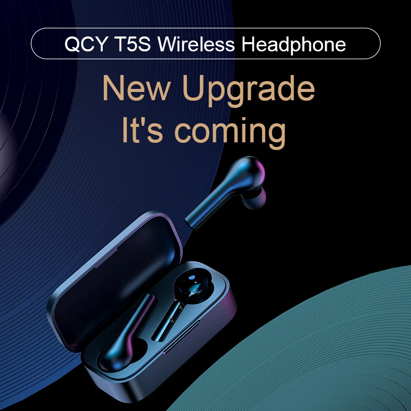 QCY T5S Wirless Bluetooth Earphones In 