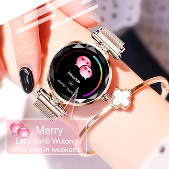 

H1 Smart Watch Women Fashion Women Watch Heart Rate Monitor Fitness Tracker Women Smartwatch Bluetooth Waterproof Smart Band