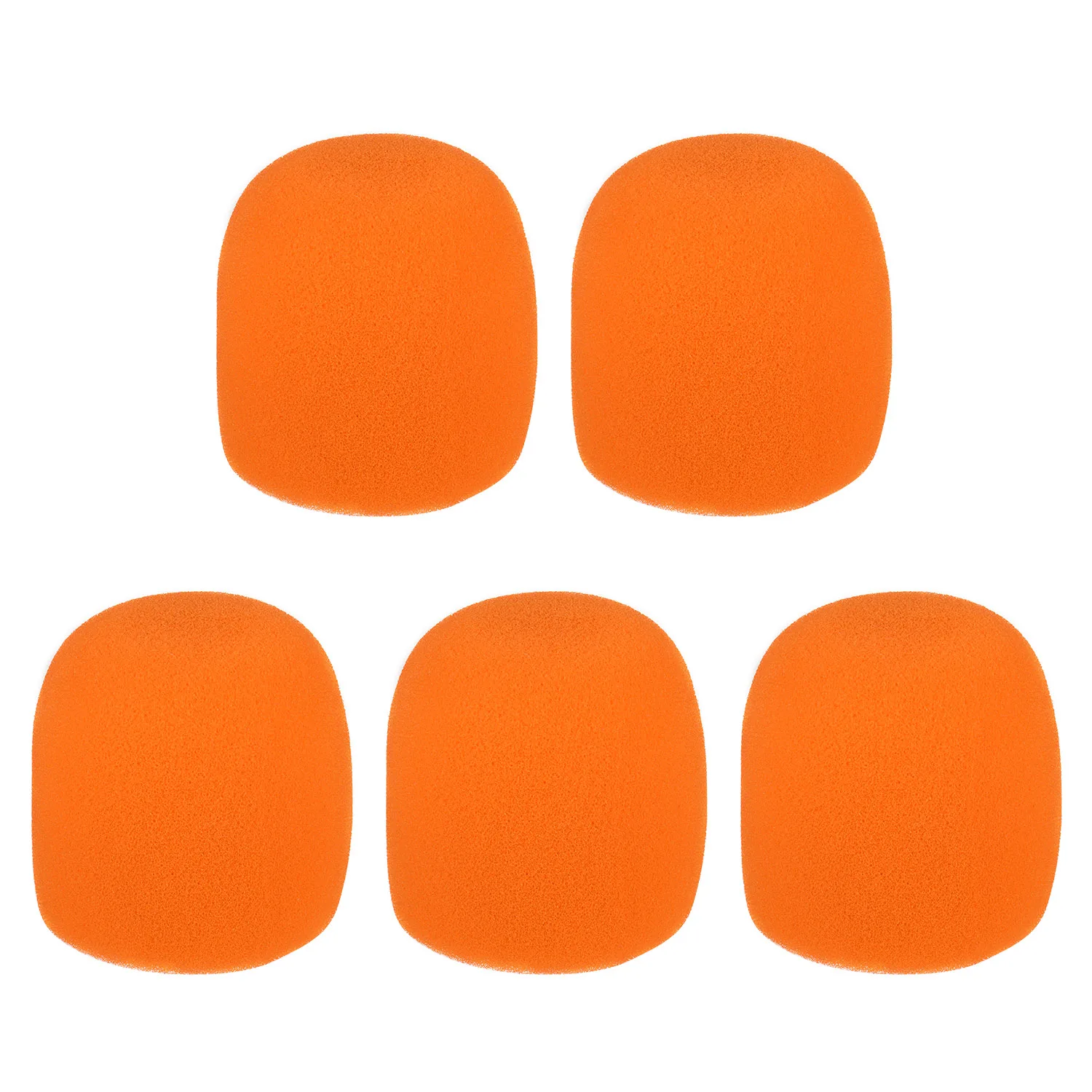 

5pcs Handheld Microphone Windscreens Mic Foam Covers Compatible with Standard Ball-type Microphones for KTV Karaoke DJ