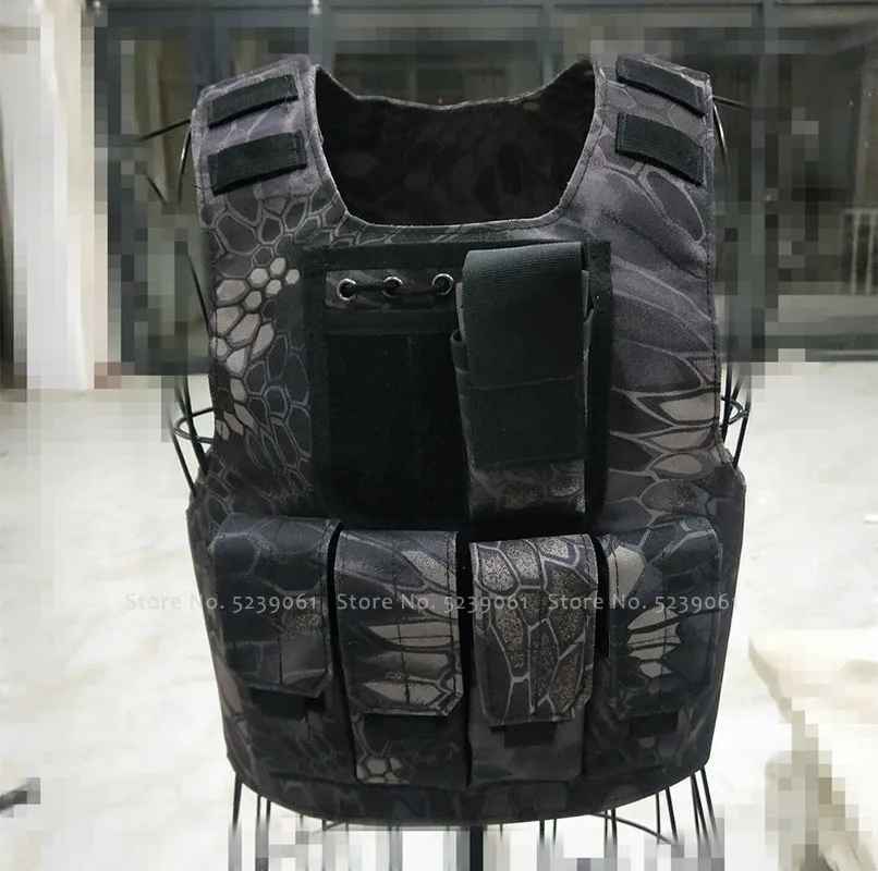  Tactical Bulletproof Camouflage Vests Kids Army Soldier Military Uniforms Children Combat Armor Spe
