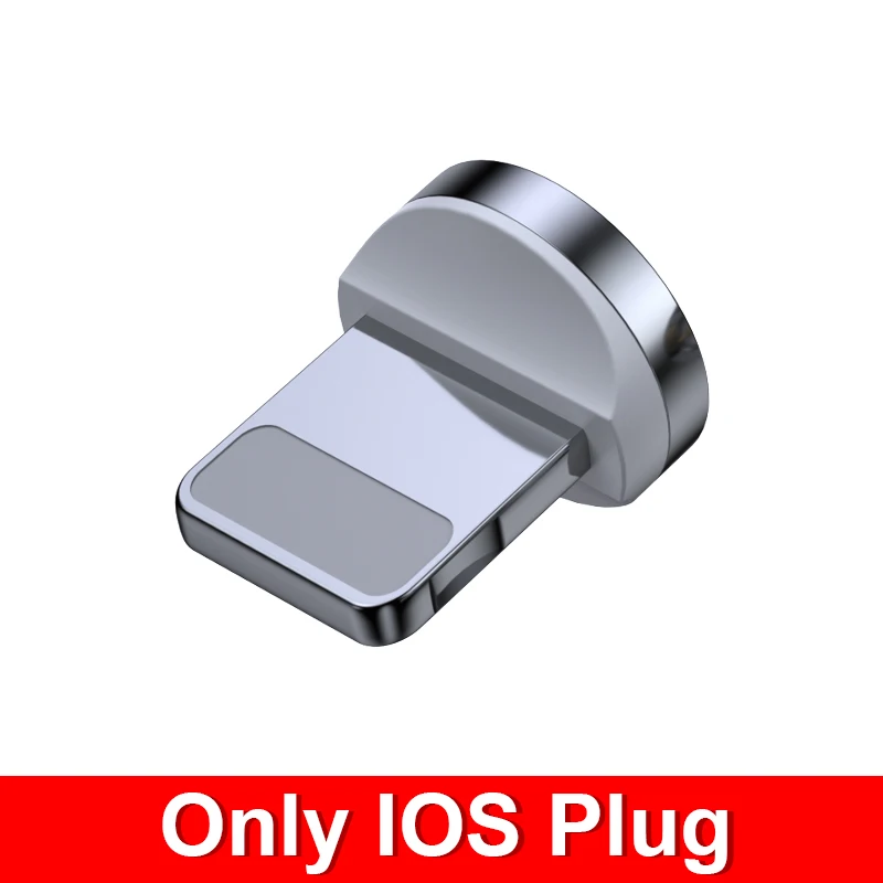 FPU Магнитный кабель для зарядного устройства Micro USB кабель для быстрой зарядки типа C Магнитный кабель для быстрой зарядки 3,0 для iPhone кабель для зарядного устройства USB провод шнур - Цвет: For iPhone Plug Only