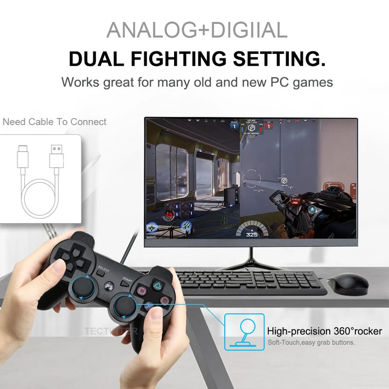 Bluetooth контроллер SIXAXIS для SONY PS3 и ПК беспроводной джойстик геймпад Sony Playstation 3|ps3