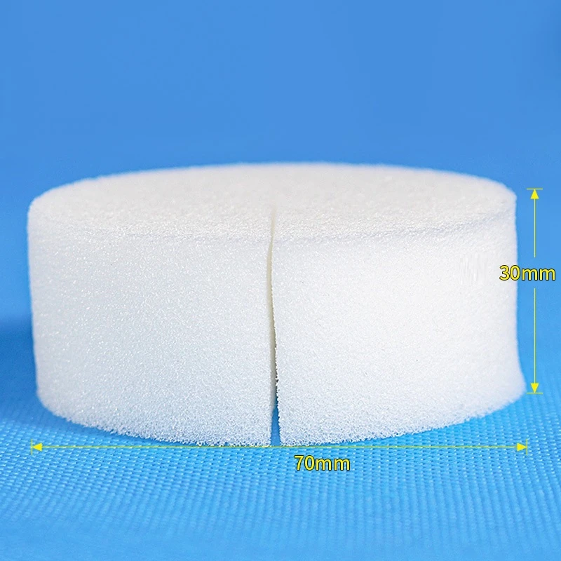Nursery Sponge 50pcs 50-70mm Greenhouse Soilless Cultivation Hydroponics Sponge Black/White Vegetables Planting