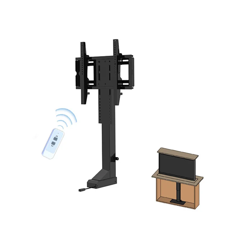 

motorized tv lift Mount Bracket Remote Control Automatic lifting TV stand Vertical Stand Height Adjustable TV mounts