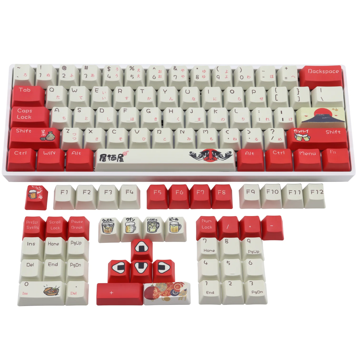 oem perfil elemento japonês tintura sublimação cereja
