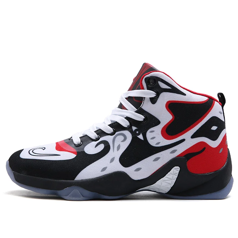 Official Original Authentic Basketball Air Shoes Sport Outdoor Athletic Sneakers Flywire More Uptempo Luxury Retro James Boot - Цвет: Белый