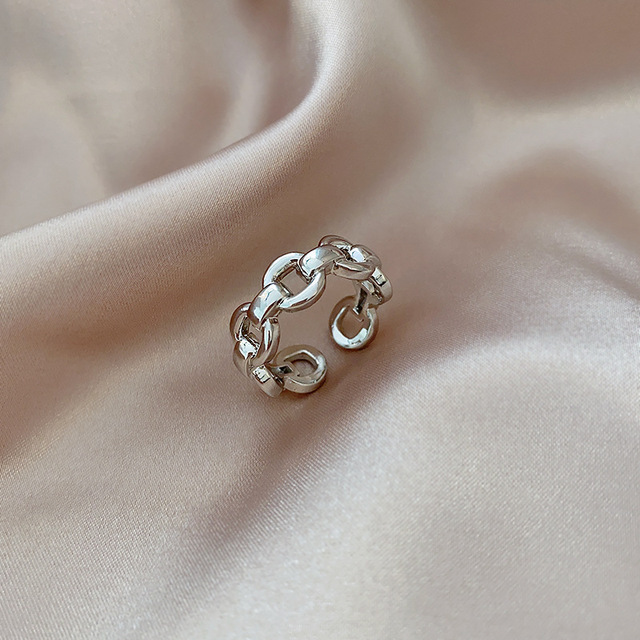 Sexy Zircon Open Rings For Women Trend Heart Pearl Wedding Party Adjustable Ring Girls Elegant Jewelry Gifts