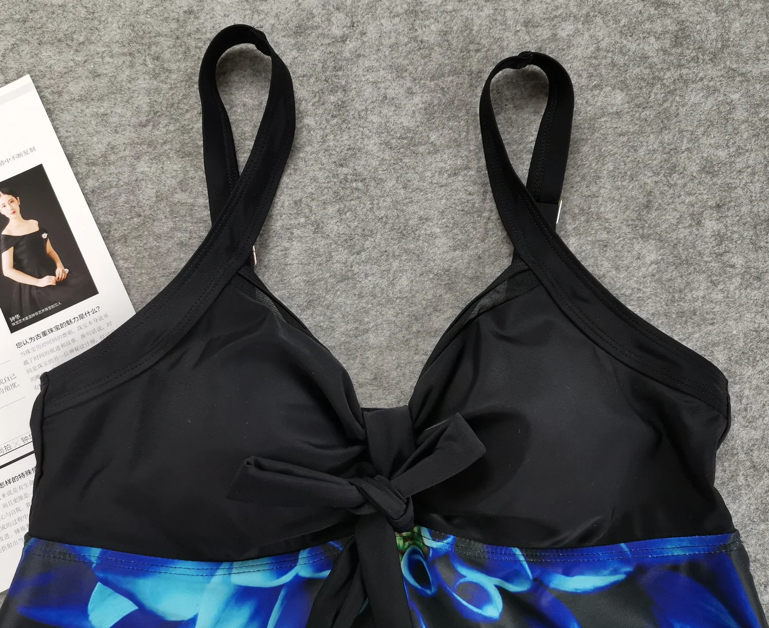 

2020 Europe And America New Style Digital Printing Large Size Split Type WOMEN'S Swimsuit Plus-sized High-waisted Two-Piece Swim
