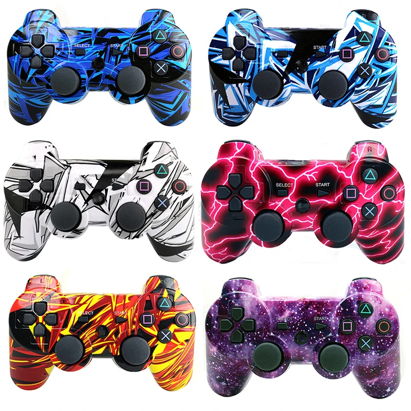 

HOMEREALLY Wireless Bluetooth Gamepad Joystick Controller SIA XIS For PS3 Controller Bluetooth Double Vibration Evolution Soccer