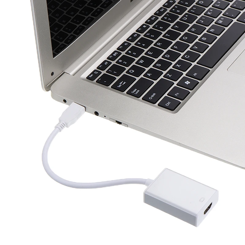 Pohiks 1080P USB 3,0 к HDMI видео адаптер Серебряный Графический конвертер кабель подходит для ПК HDTV HD 5X4,3X1,3 см