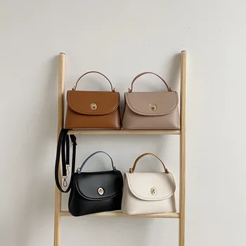 

2020 New Women's Bag Solid Color Handbag Elegant Fashion Shoulder Bag Casual Cross Bag Women
