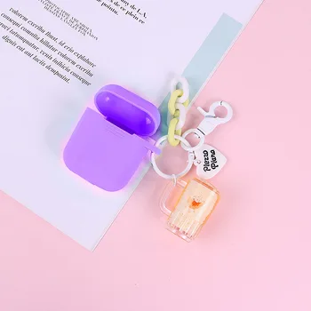 

for AirPods Pro 4 Case Love beer cup keyring Silicone Case funny for AirPods Pro 4 Cover Fundas Bluetooth Earphone Cover