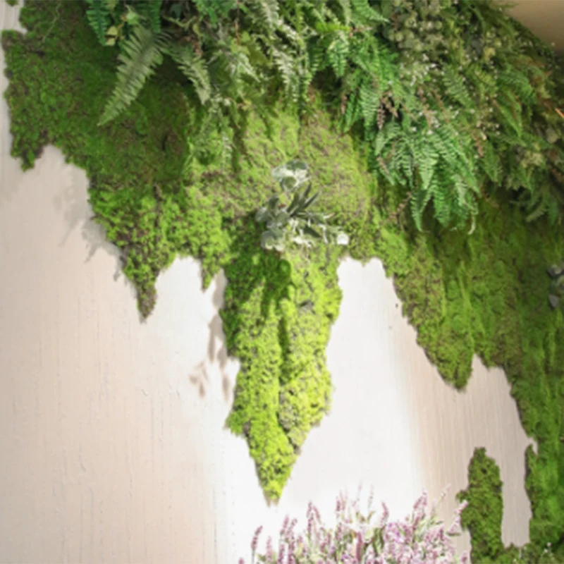 Artificial Moss Craft Fake Decorative Grass for Christmas Home Office Simulation Plant Diy Wall Decor Garden Mini Landscape