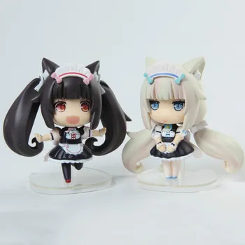 

GALGAME Catgirl Nekopara Chocolate And Vanilla Action Figures Model Toy Cartoon Anime Collection Desktop Decor Christmas Gift