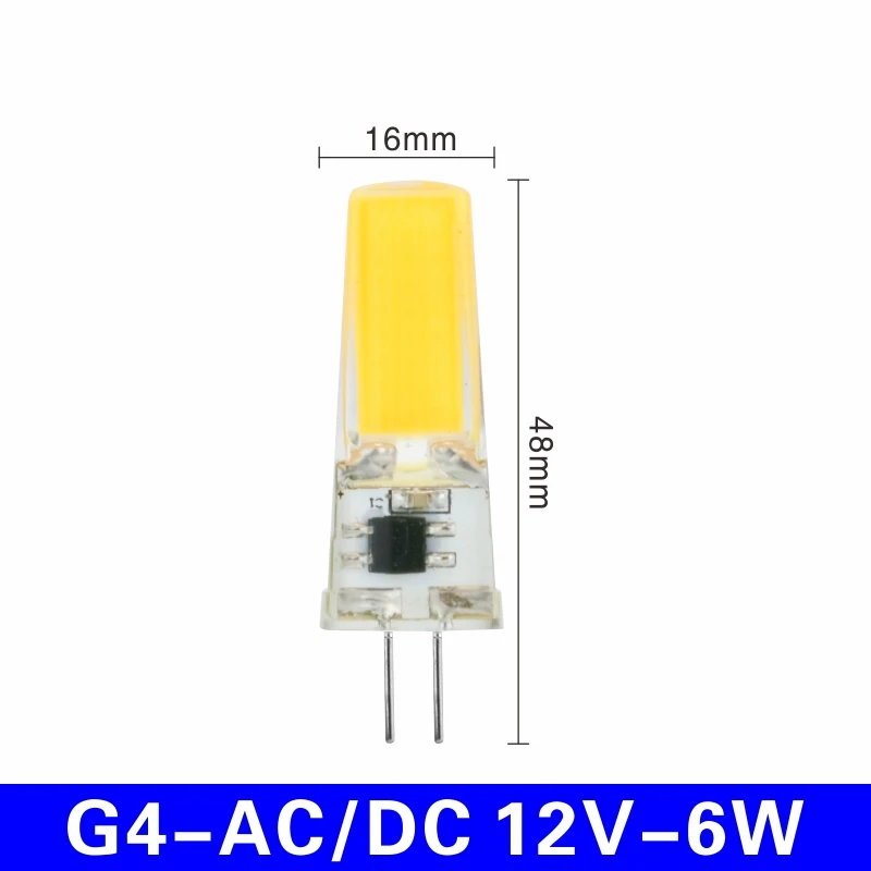 G4 6W AC DC 12V