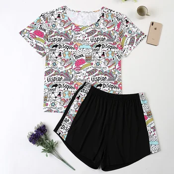 

MUKATU Pajamas for women short Satin pajama set women Summer womens pajamas sleepwear Short pajama set women pijama pyjama women