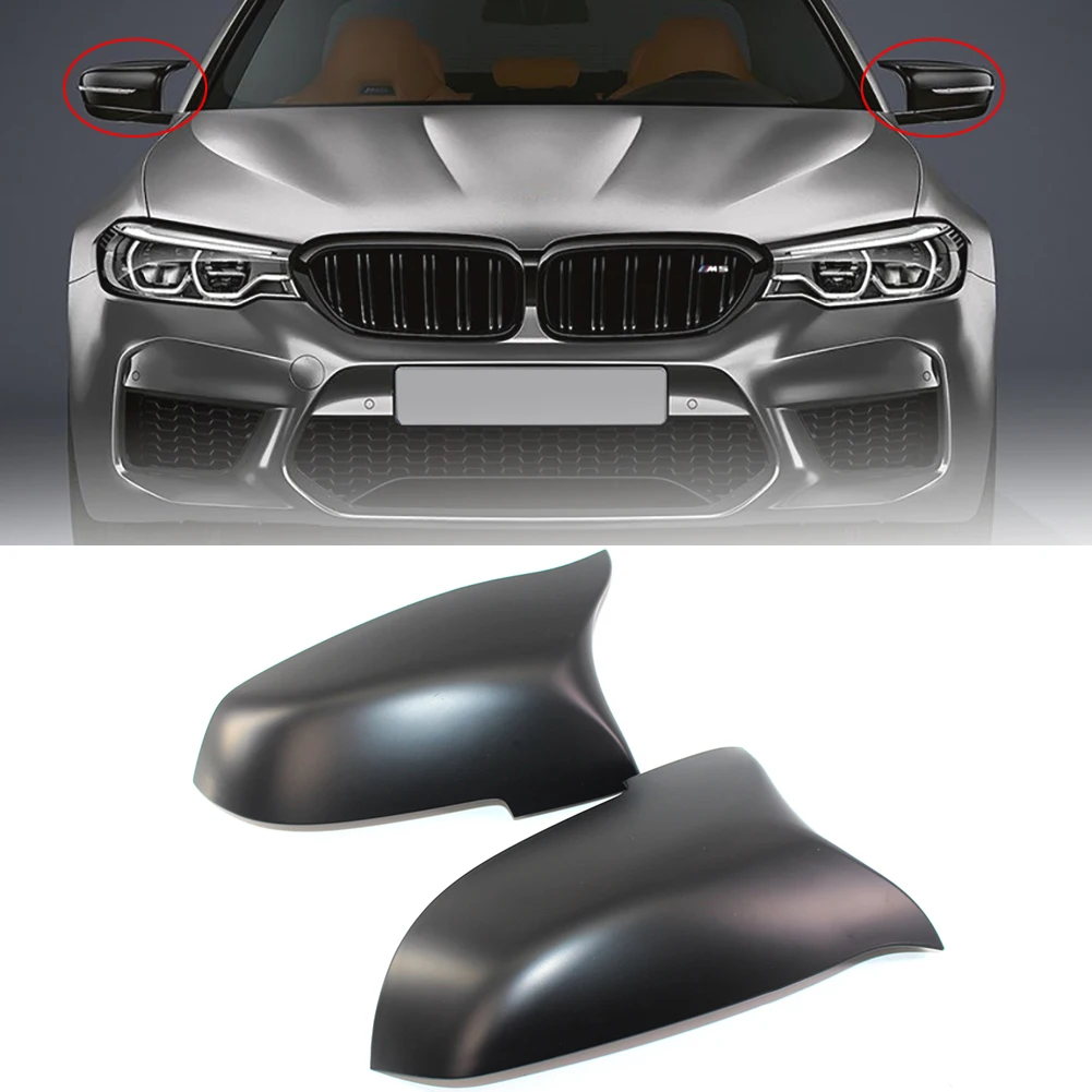 1 пара автомобильных зеркальных чехлов для левой и правой стороны зеркала заднего вида крышка для BMW 5 6 7 серии F10 F18 F11 F06 F07 F12 F13 F01