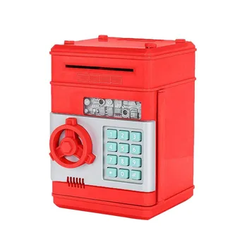 

Electronic Piggy Bank ATM Mini Money Box Safety Password Chewing Coin Cash Deposit Machine Gift for Children Kids