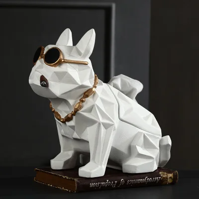 Европейская роскошная тканевая коробка lucky horse, креативная статуя животного, смоляная тканевая коробка с лошадью, милая собачка, тканевая коробка, бытовая тканевая коробка - Цвет: 1pcs
