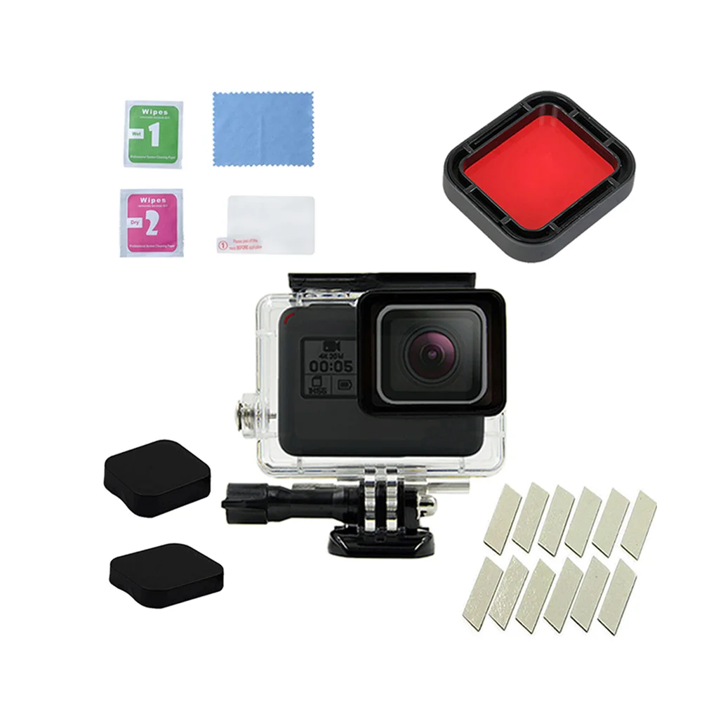 Замена для Gopro Hero 5 Hero 6 45M черный водонепроницаемый корпус чехол для экшн-камеры Дайвинг Подводный защитный корпус
