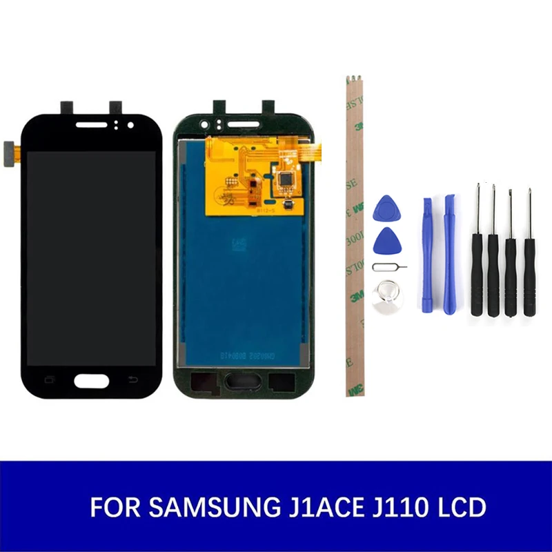

Adjustable Brightness For Samsung Galaxy J1ACE J110FH LCD Display Touch Digitizer Assembly Screen Replacement Parts TFT/oled
