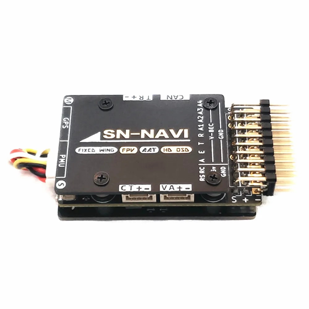 SN-NAVI MAVLINK умный аудио Контроллер полета Встроенный OSD+ измеритель скорости воздуха+ модуль PMU+ gps для радиоуправляемого самолета с фиксированным крылом