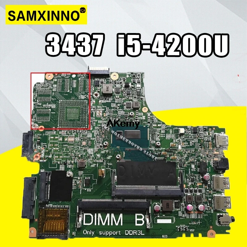 

For DELL 14R 5437 3437 Motherboard I5-4200U CN-0YGRK4 0YGRK4 100% test ok shipping