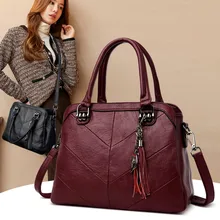 Роскошные женские сумки с короткими ручками, высокое качество, красное вино, из искусственной кожи, женские сумки на плечо, женские повседневные сумки, сумка-мессенджер