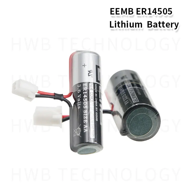 2 шт. Новинка EEMB ER14505 AA 3 6 V 2400mAh литиевые батареи с вилкой Бесплатная