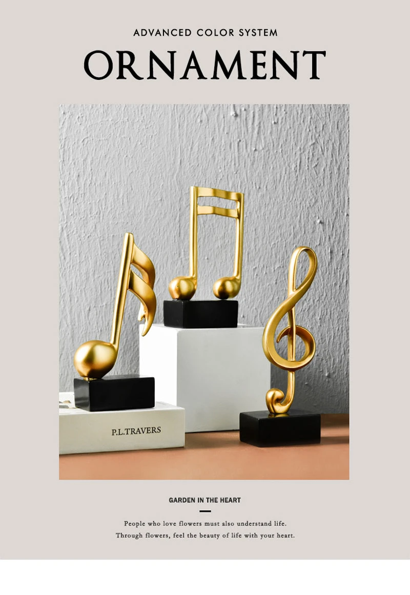 Musik Dekoration Noten Violinschlüssel