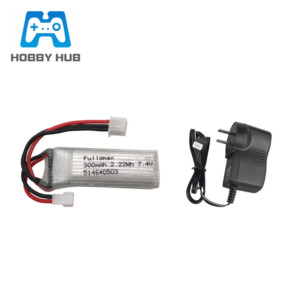 7,4 V 300mAh LiPo батарея для WLtoys F959 XK DHC-2 A600 A700 A800 A430 2.22Wh RC Дрон запасные части 7,4 v 2s li-po батарея 2 шт
