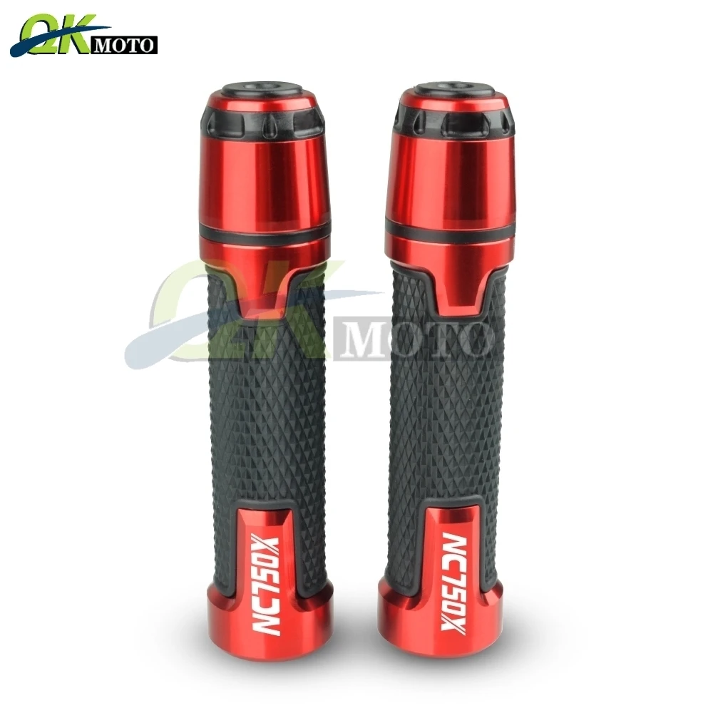 Аксессуары для мотоциклов 7/8 ''22 мм CNC алюминиевые ручки и ручки бар ручки торцевые слайдер колпачок заглушка Запчасти для Honda nc 700 750x NC750X - Цвет: NC750X
