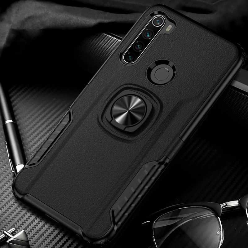 Противоударный чехол-кольцо для Redmi Note 8, 7, 6, 5 Pro, 4X4, Note8, подставка для телефона, держатель, задняя крышка для Xiaomi Redmi, Note8 Pro, чехол s