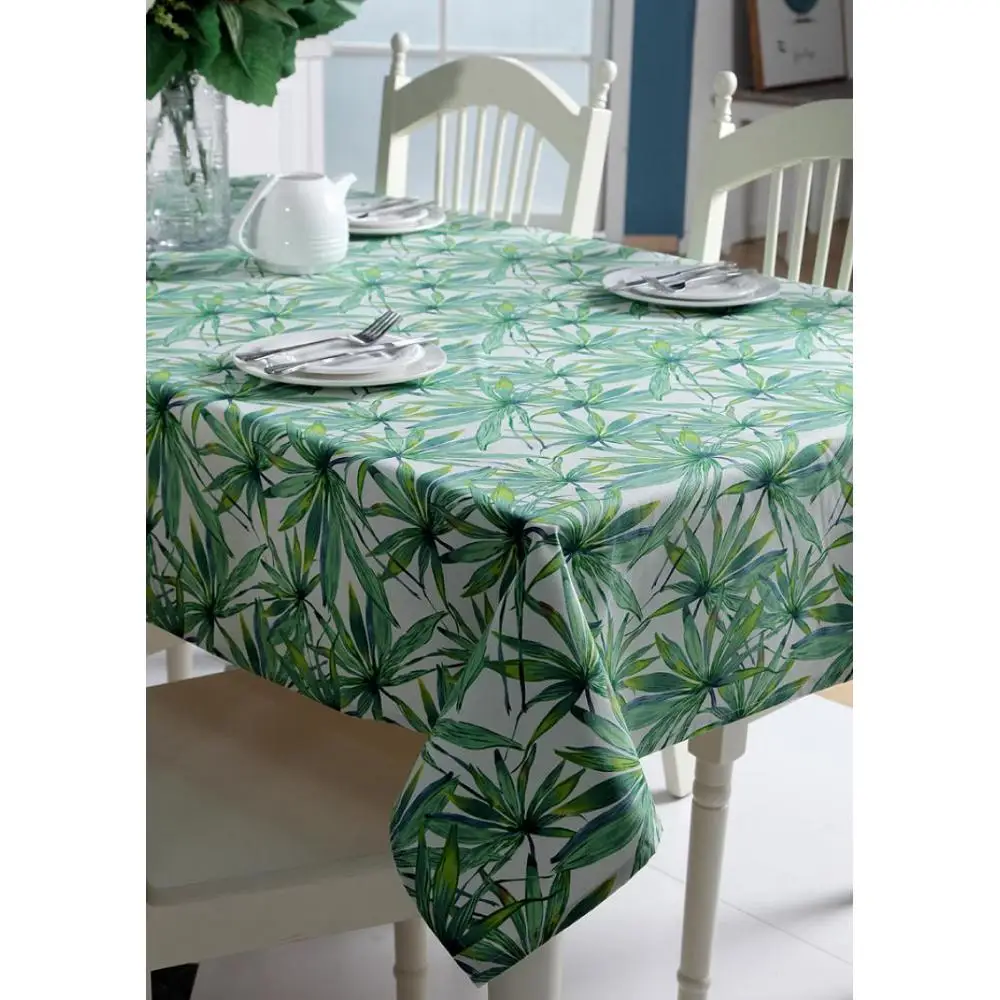 Green Table Cover Table Cloth Rectangular Tablecloths In Fabric For Home Kitchen Tablecloth Cotton Toalha De Mesa Obrus Mantel