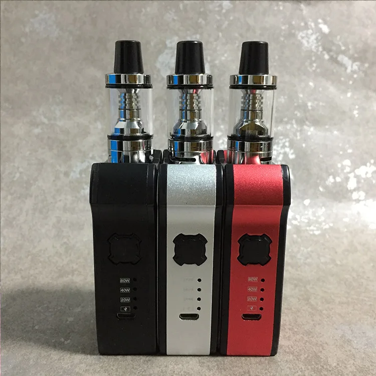 Скрипка электронная сигарета Vape стартовый набор 20 Вт до 80 Вт переменный Вт 2200 мАч Vape коробка мод с 0,35 Ом Subohm Vape танк