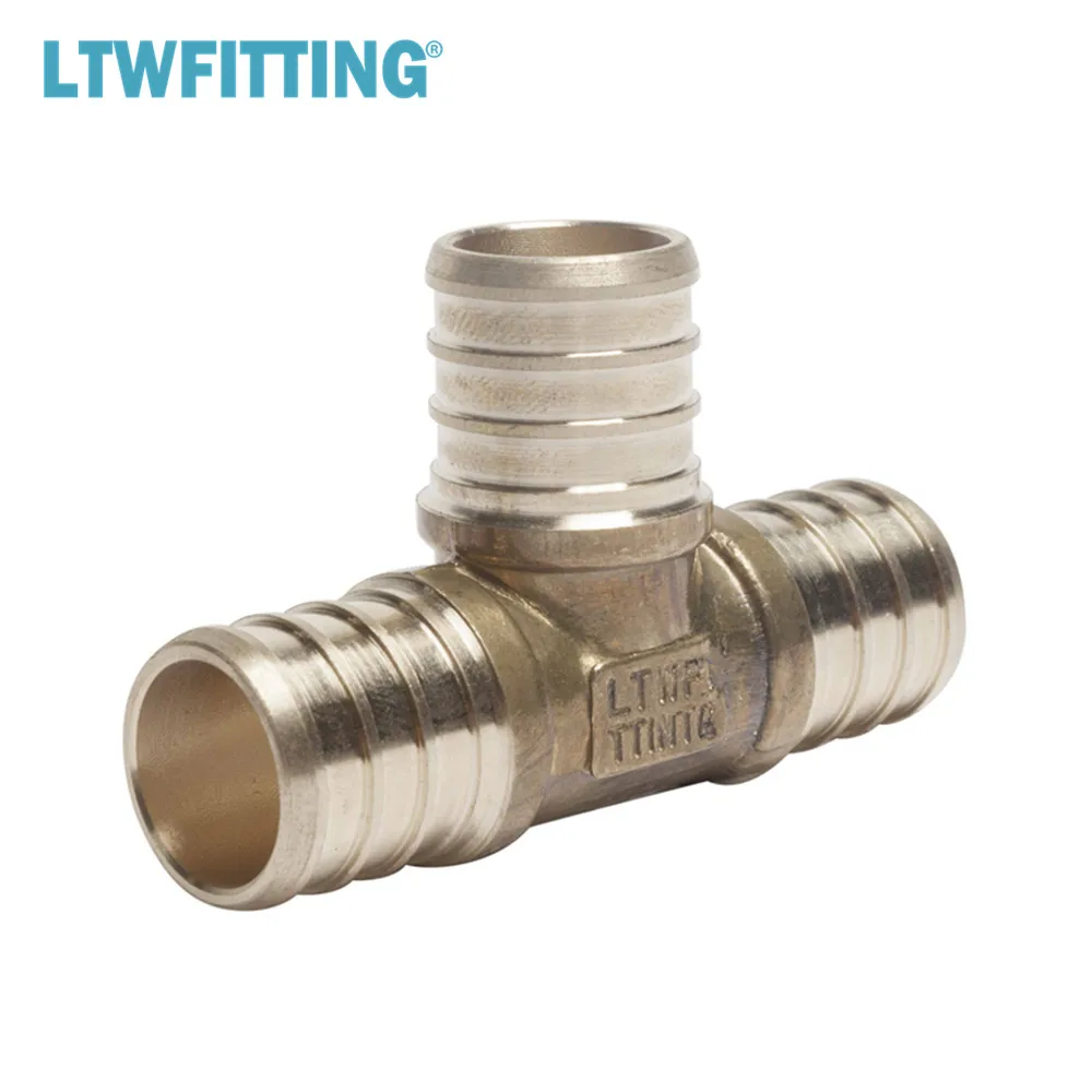 Ltwfitting Lead Free Brass Pex Crimp Fitting 3/4" X 3/4" X 3/4" Pex Tee