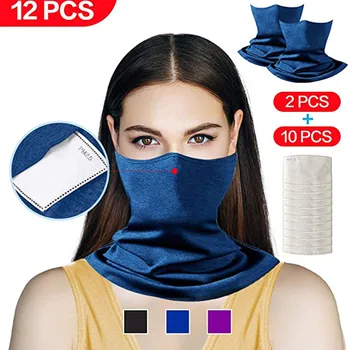 

Bike Half Face Mask Cover Face Hood Protection Cycling Ski Sports Outdoor Neck Guard Scarf Washable Multifunctional Mask #T2G