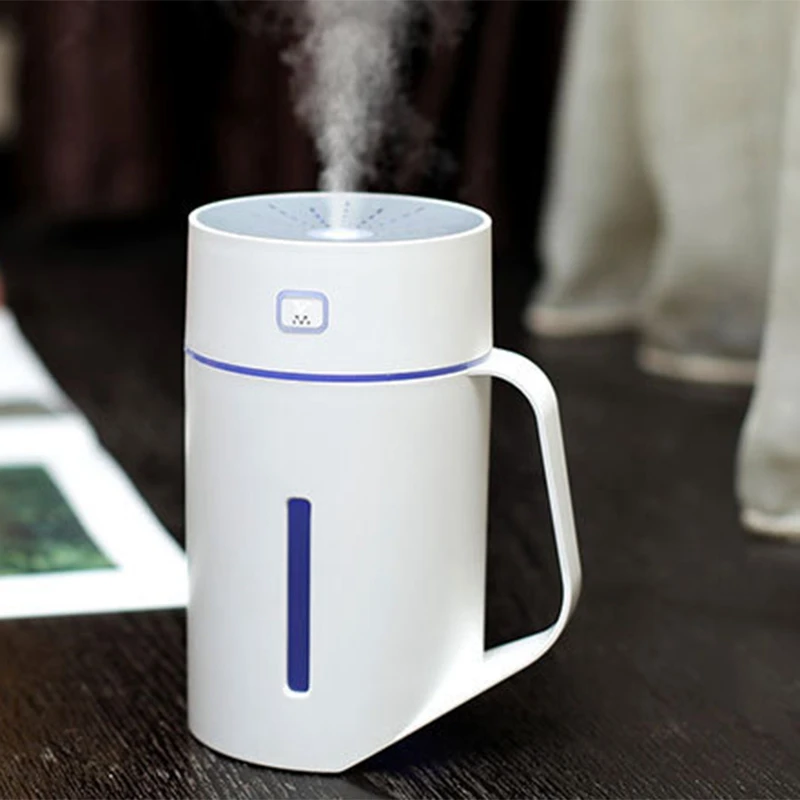 420 мл Usb увлажнитель портативная форма крышки бутылки увлажнитель воздуха Арома масло диффузор с семи цветов Ночная лампа для дома и офиса автомобиля