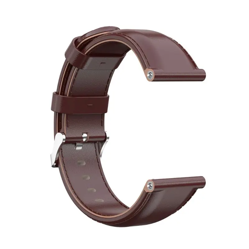Кожаный сменный спортивный браслет ремешок из искусственной кожи для Fitbit Versa/Versa 2/Versa Lite Smart Watch - Цвет: brown