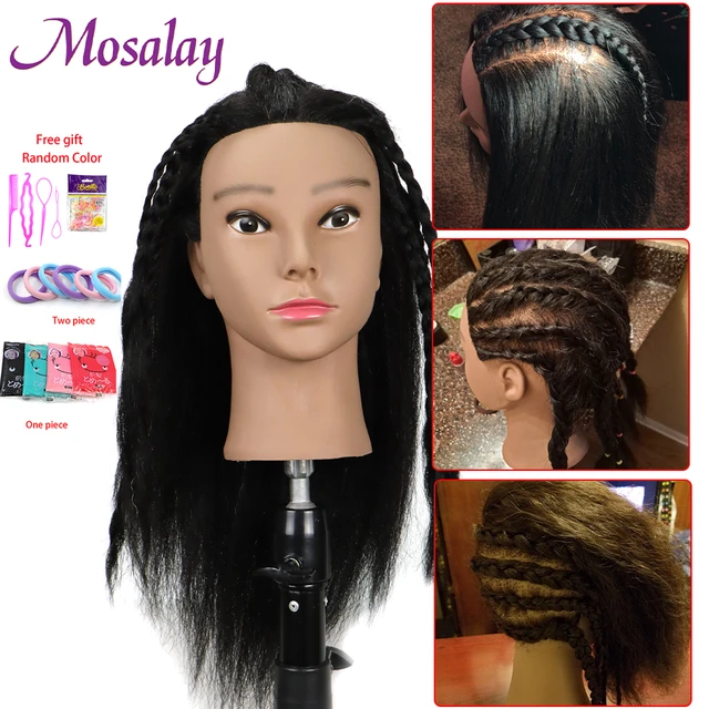 Mannequin Head Hair Practice Braiding  Hair Mannequin Head Braids - New  Afro - Aliexpress