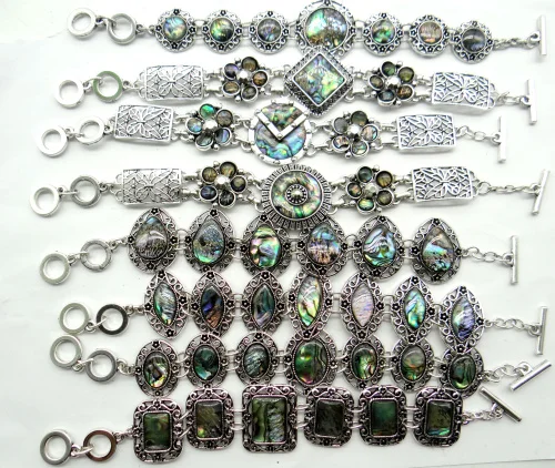 Модные натуральные Legering винтажные Zilveren Etnische Stijl Antieke кварцевые хрустальные шармы Abalone ювелирные изделия из раковин изготовление драгоценных камней повязки