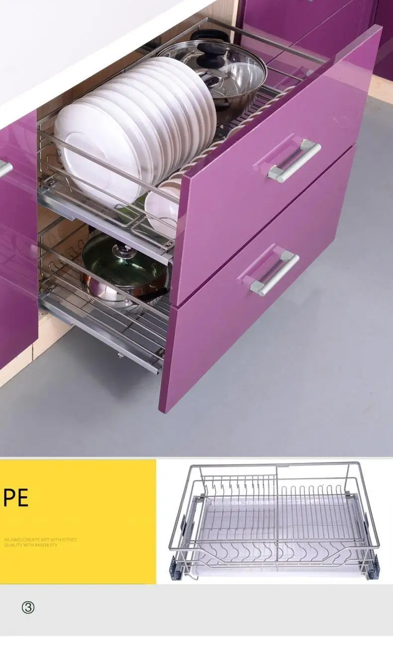 Cestas Para Colgar En La Ducha Armario De Cocina Despensa ящик для посуды сушилка Органайзер стеллаж кухонный шкаф корзина для хранения
