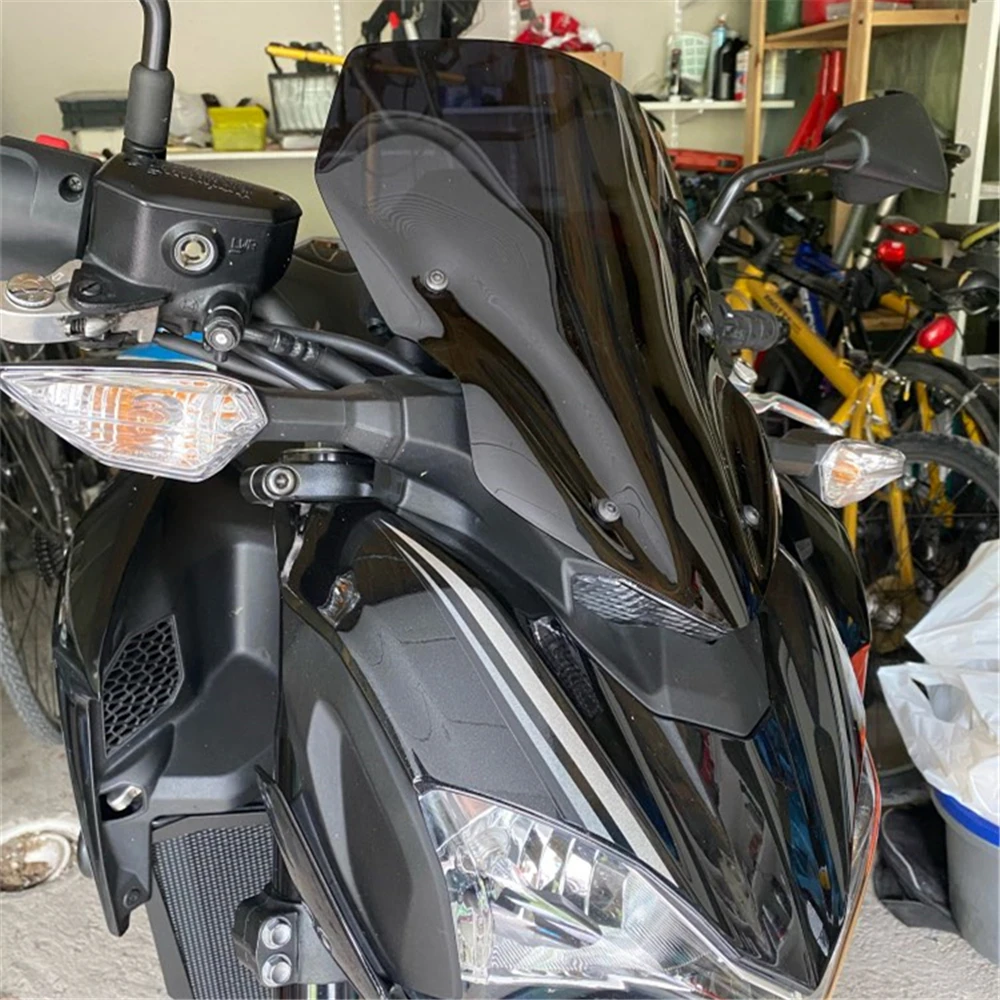 New Smoke High Quality Windshield For Ninja Z900 Z 900 ZR900 ZR 900 Windscreens Air Wind Deflector MOTO