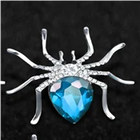 Car Air Freshener Diamond Car Perfume Creative Spider Perfume Car Interior Air Conditioning Incense Perfume - Название цвета: Light blue