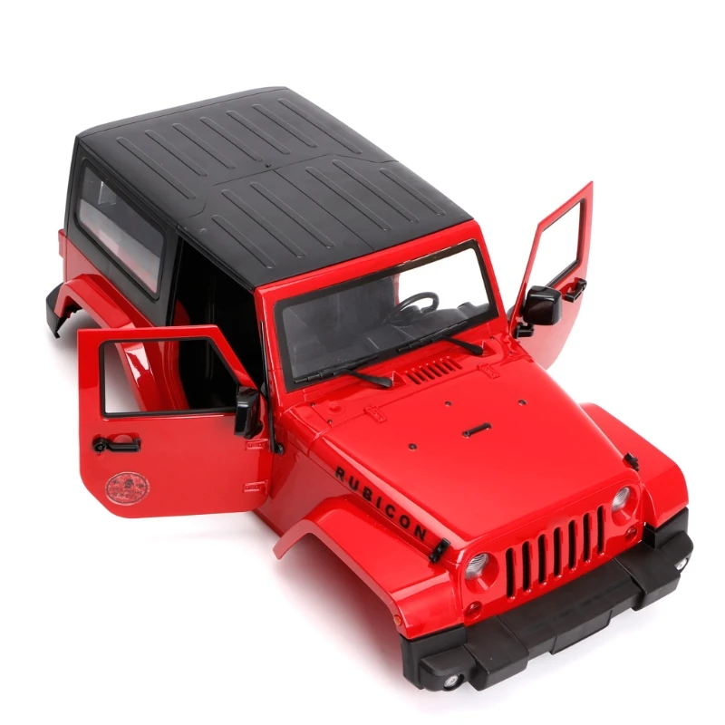 1/10 RC пульт дистанционного управления грузовик жесткий корпус навес Rubicon Topless для SCX10 D90