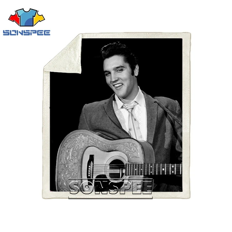20 Диван-кровать, Узорчатое офисное одеяло ELVIS Presley Harajuku dj girl boy, мягкое одеяло-покрывало, детское дорожное одеяло, зимний квилт для софы - Цвет: 20