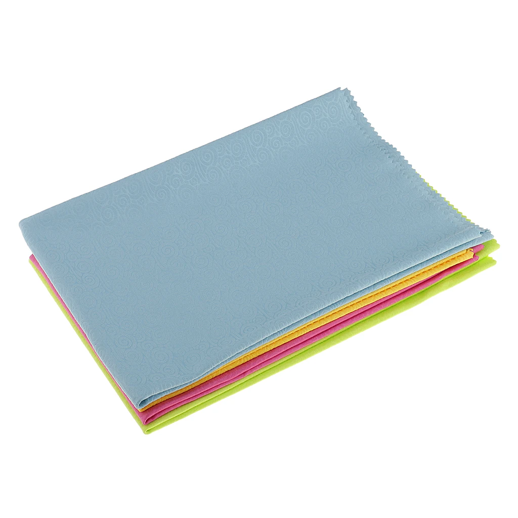 Large 4pcs Microfiber Cleaning Cloth Eye Glasses Cleaner Tablet TV Screens Sunglasses Clean Wipe Cloth for Phone Screen Lens